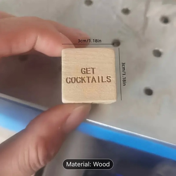 Date Night Wooden Dice Game - Picture 2 of 3